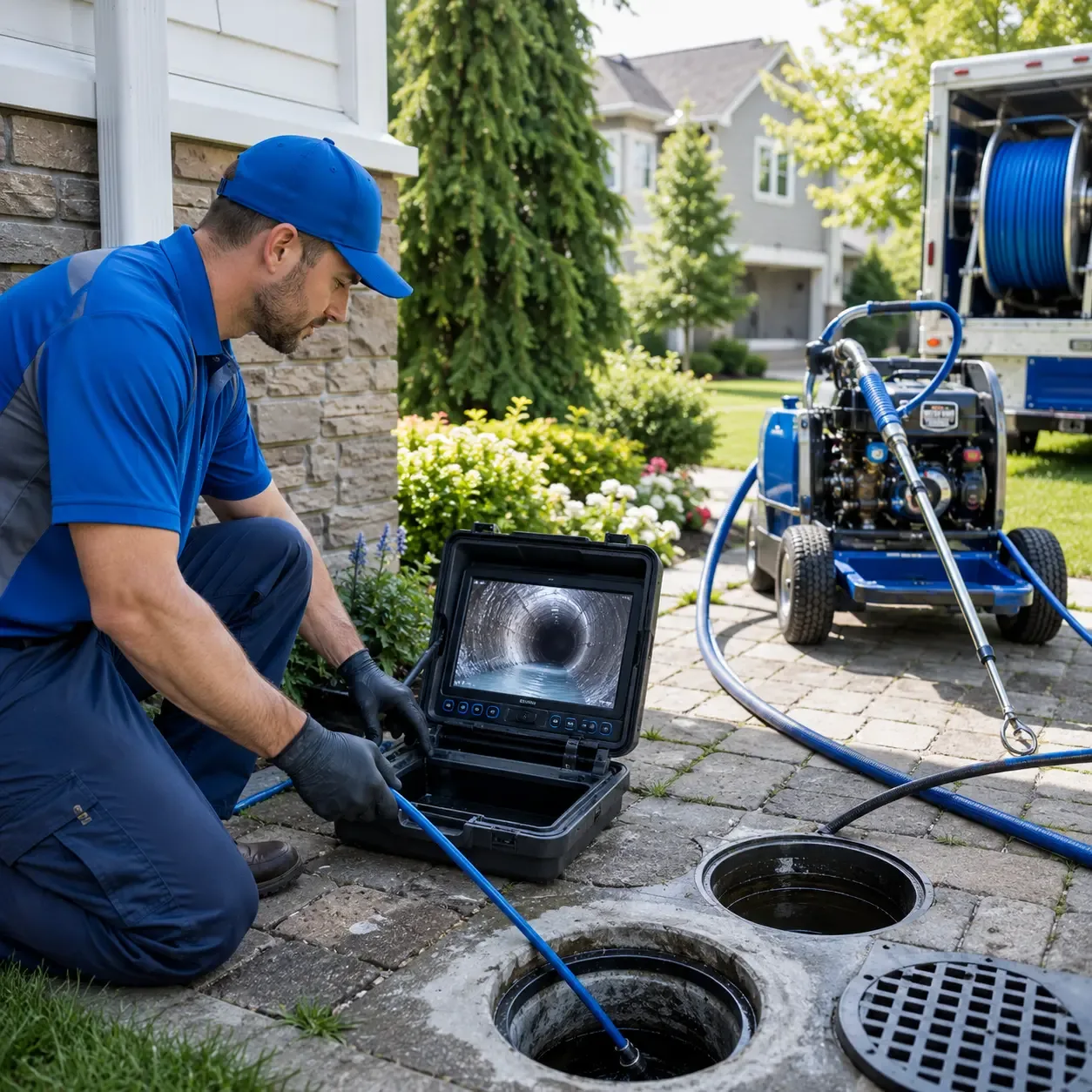 Outdoor drain cleaning professionals serving Alma, AR