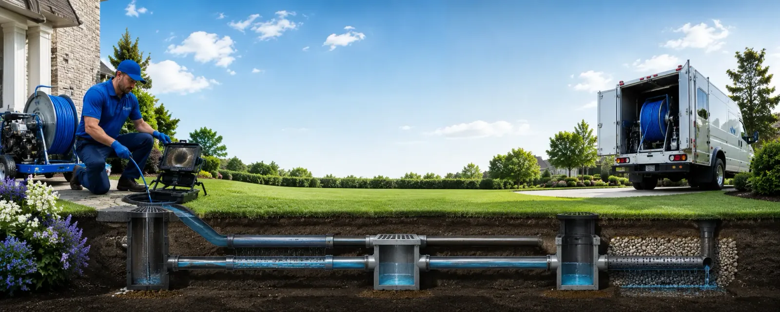 Outdoor drain cleaning information for Alma, AR